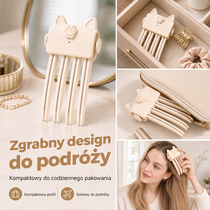 🎉 Ponad 48 000 sprzedanych sztuk 🍇 Bezprzewodowe, podgrzewane urządzenie do stylizacji, unoszące włosy u nasady – przenośne narzędzie idealne do cienkich i słabych włosów.