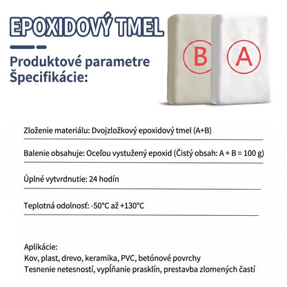 PKNEW®  Oceľou vystužený epoxidový opravný tmel — Univerzálne lepidlo na kov, drevo a plast🍅