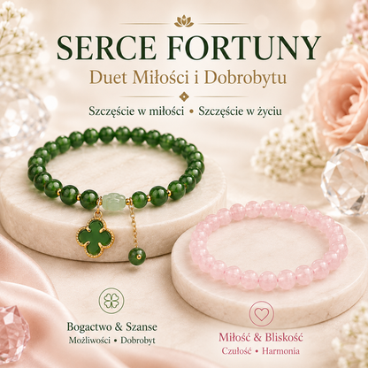 ✨ Kryształowa Bransoletka Szczęścia — Bogactwo • Miłość • Ochrona🍇