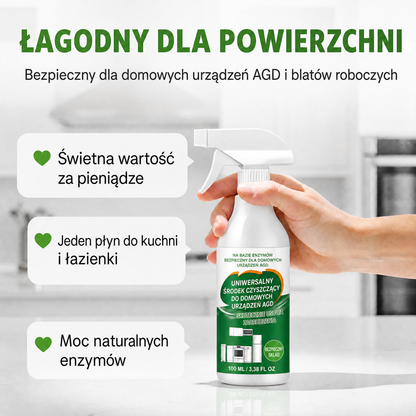PKNEW®🍈 Wielozadaniowy enzymatyczny środek czyszczący w pianie, uniwersalne zastosowanie – kuchnia i dom 💎