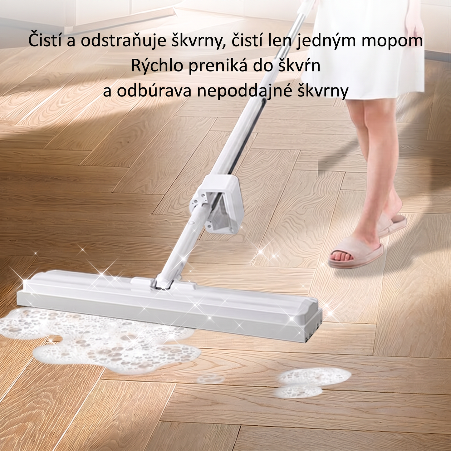 PKNEW® Tablety na podlahy – Univerzálny čistič na drevo, laminát, dlažbu a steny v karavanoch. S antibakteriálnym účinkom.😾