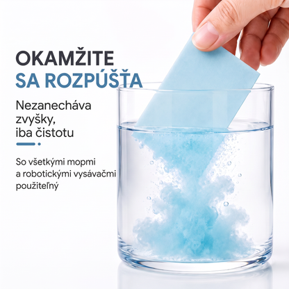 PKNEW® Tablety na podlahy – Univerzálny čistič na drevo, laminát, dlažbu a steny v karavanoch. S antibakteriálnym účinkom.😾