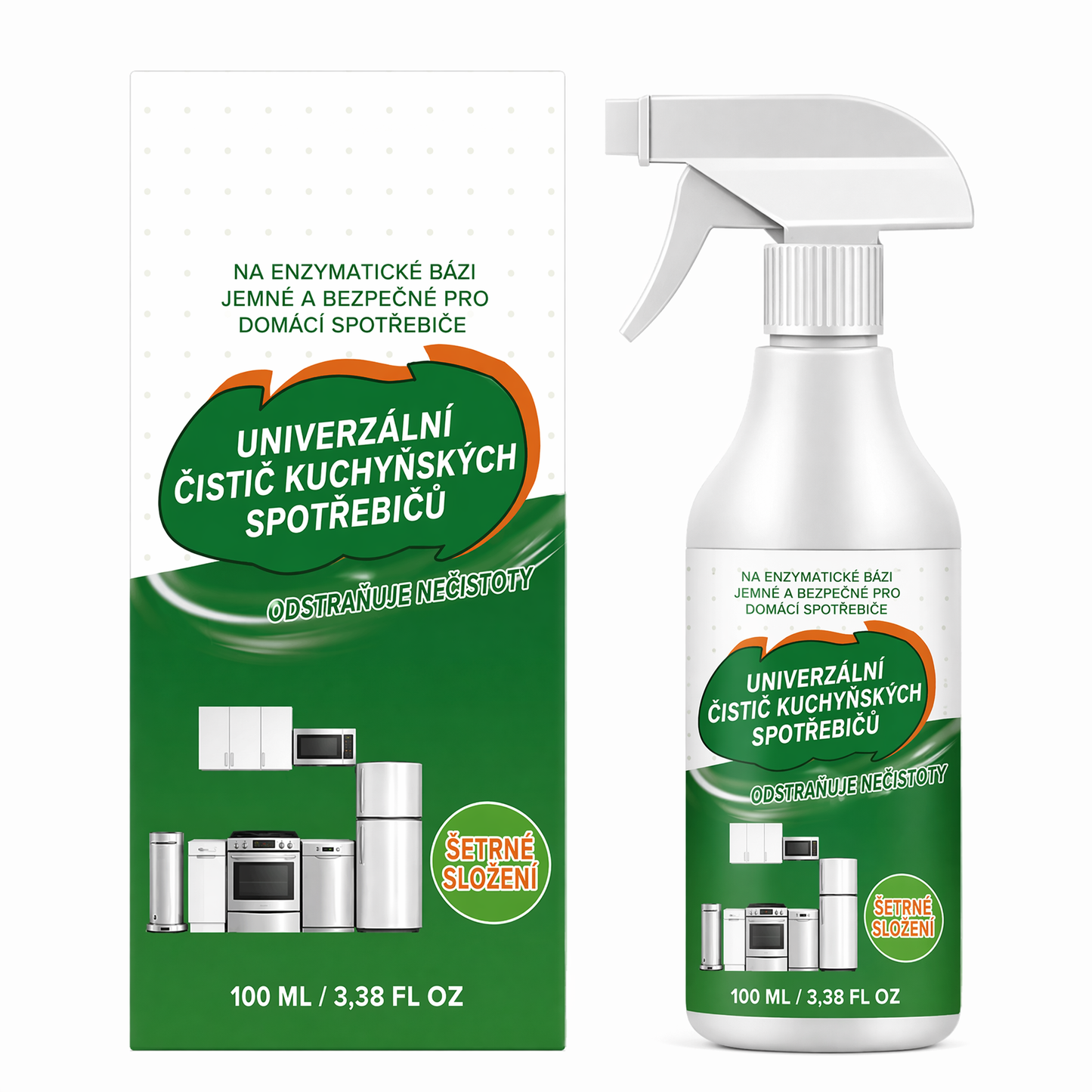 PKNEW®🍈 Wielozadaniowy enzymatyczny środek czyszczący w pianie, uniwersalne zastosowanie – kuchnia i dom 💎