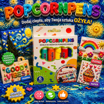 Dzisiaj z rabatem 50% 🔥 | Pisak PKNEW® do tworzenia wypukłych rysunków 3D 🍇 – zamień zwykłe rysunki w niesamowite kreacje 3D 🎨