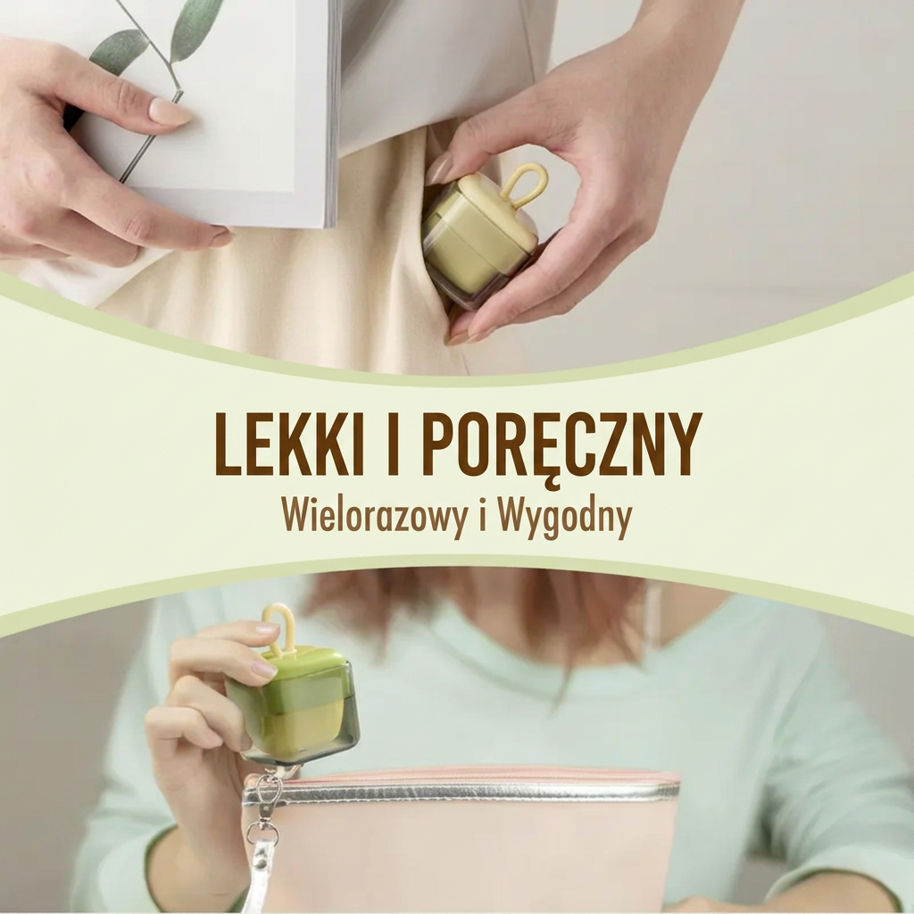 PKNEW® Mini rolka do ubrań, przyrząd do usuwania kłaczków i sierści wielokrotnego użytku, zmywalna rolka, przenośny produkt do usuwania sierści zwierząt – do ubrań, w podróży i do użytku domowego 🥼