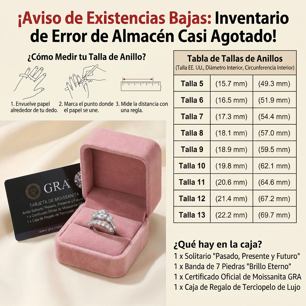 🔥 90% DE DESCUENTO: Juego de anillos apilables con 💎moissanita impecable de 1.5 quilates, color D, corte preciso Corazones y Flechas, apto para viajes, en plata 925 chapada en oro de 14K