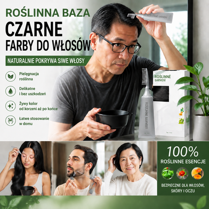 🌿 Ziołowy grzebień koloryzujący do włosów Vitalisys® 🍇– prostszy sposób na ciemniejsze, zadbane włosy 🖤