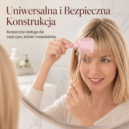 PKNEW®✂️ Zadbaj o fryzurę 🍇 4-funkcyjny grzebień do przycinania i cieniowania włosów – łatwe strzyżenie grzywki, modelowanie i stylizacja w domu 🎁