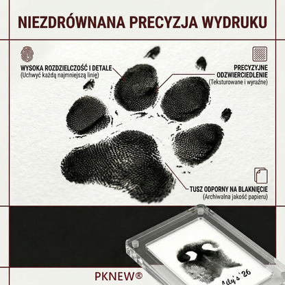 💜Abyś zawsze mógł trzymać je za łapki – Zestaw do odcisku łapy 🐾 Pamiątka upamiętniająca pupila