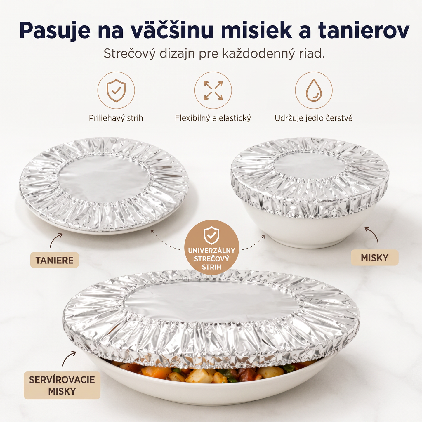 PKNEW® Collapsible Aluminum Foil Food Cover 🍇| Keep Meals Warm, Fresh & Protected from Fruit Flies🔥