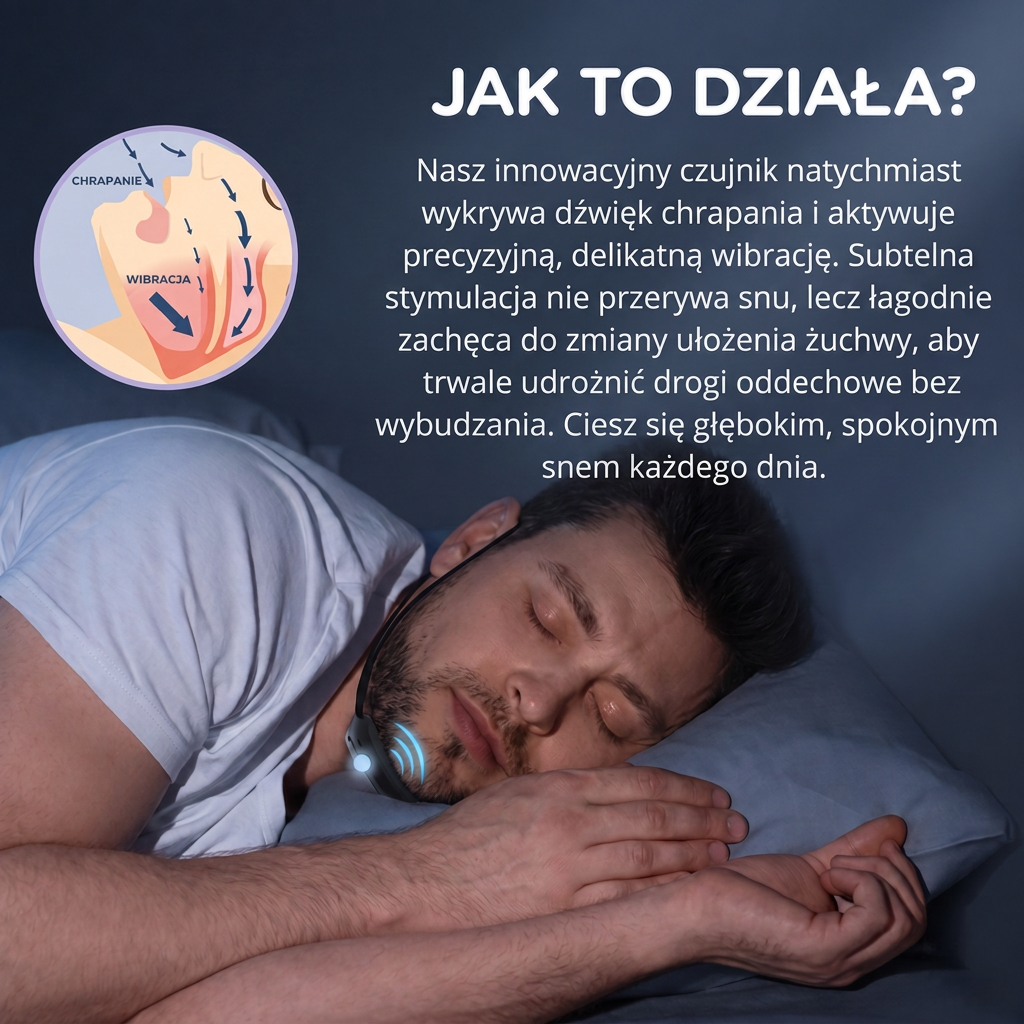 👩‍❤️‍👨Inteligentne urządzenie przeciw chrapaniu