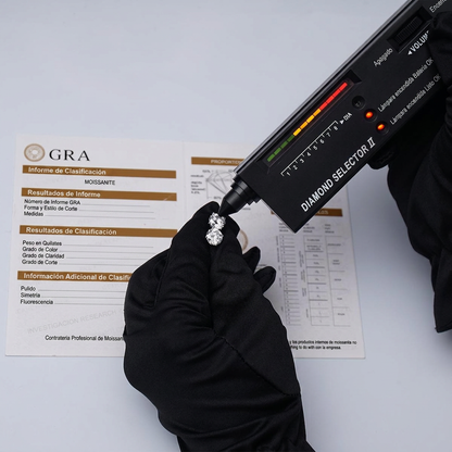 Pendientes de botón solitario de cuatro garras chapados en oro de 14K con moissanita cultivada en laboratorio y plata de ley S925. Oferta especial de último día: ¡Ahorra un enorme 90%! 🔥