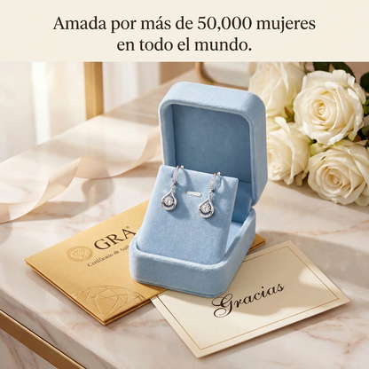 🔥🔥 30% DE DESCUENTO HOY: Pendientes de moissanita "Dancing" de 1 quilate – La comodidad y el brillo en plata S925 que te mereces 💎