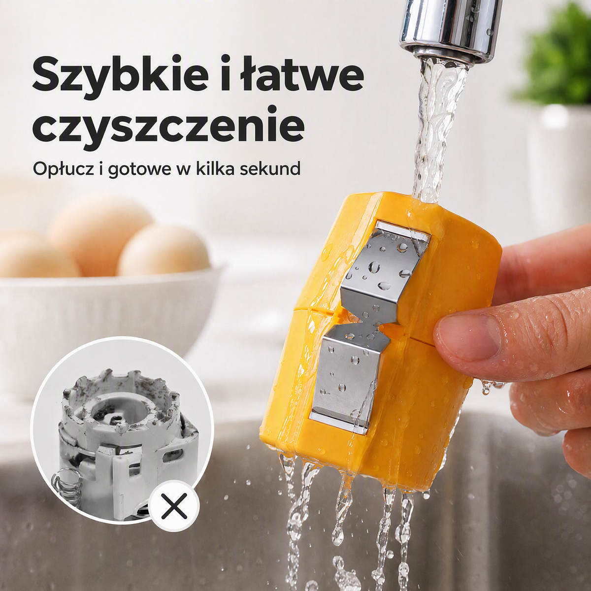 LEFUN® 🍇Handy Egg Helper🥚 – idealnie obiera i otwiera jajka w kilka sekund