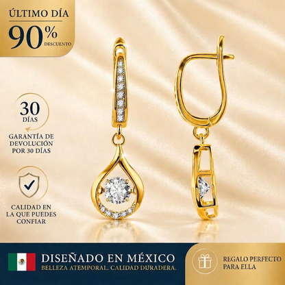 🔥🔥 30% DE DESCUENTO HOY: Pendientes de moissanita "Dancing" de 1 quilate – La comodidad y el brillo en plata S925 que te mereces 💎