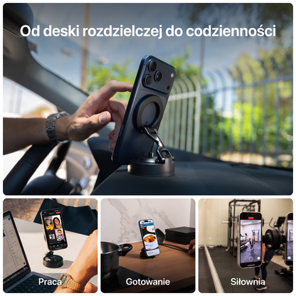 PKNEW® 🌳Metalowy uchwyt Gen 3 – 📱 więcej niż do auta.
