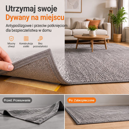 PKNEW® Wytrzymała taśma dwustronna🍇, mocny klej, wodoodporna i usuwalna, bez śladów, idealna do dywanów, tapet, balonów i użytku domowego 🔥