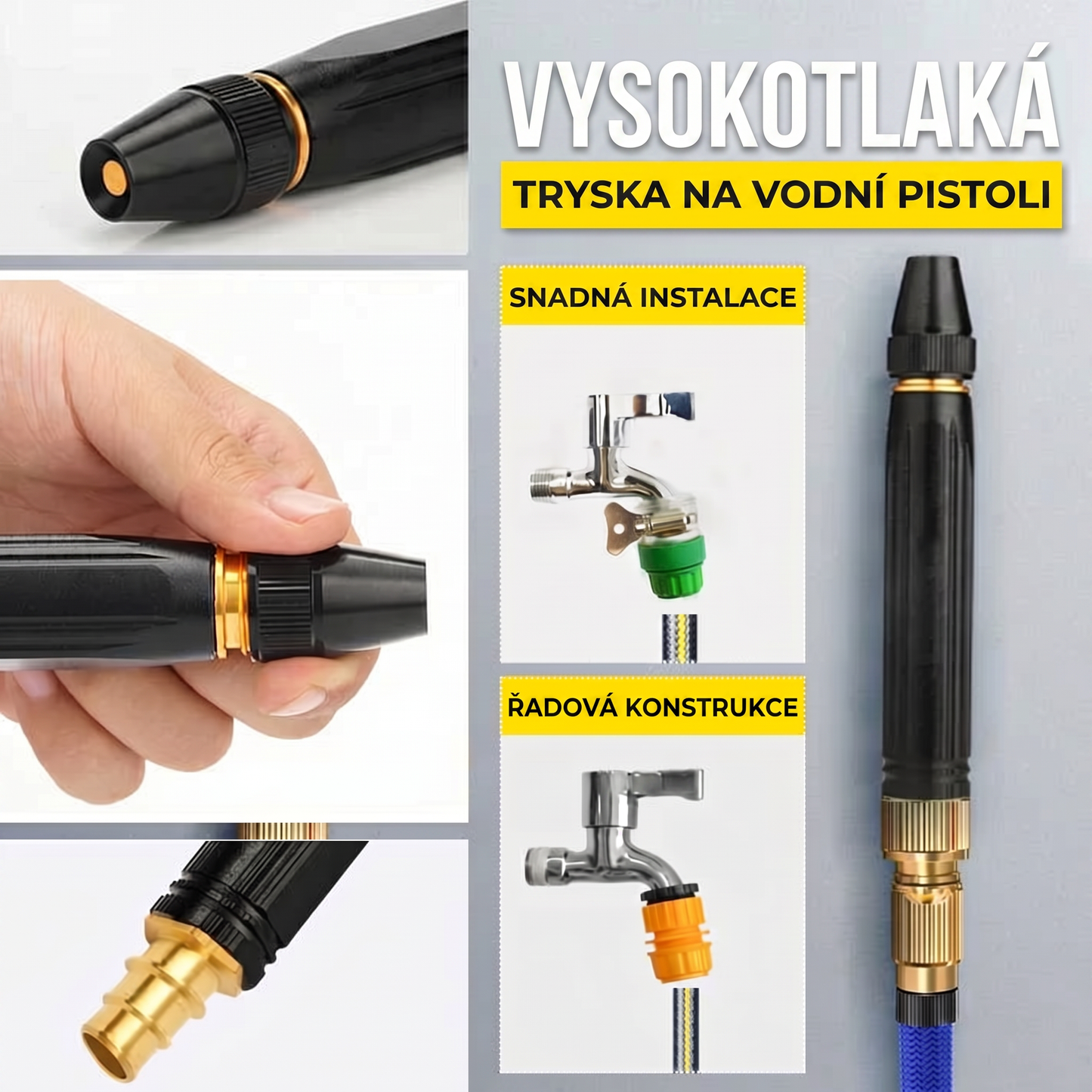 Kervalon® 🍈Výkonná vysokotlaká vodní pistole na mytí aut🍈