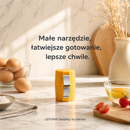 LEFUN® 🍇Handy Egg Helper🥚 – idealnie obiera i otwiera jajka w kilka sekund
