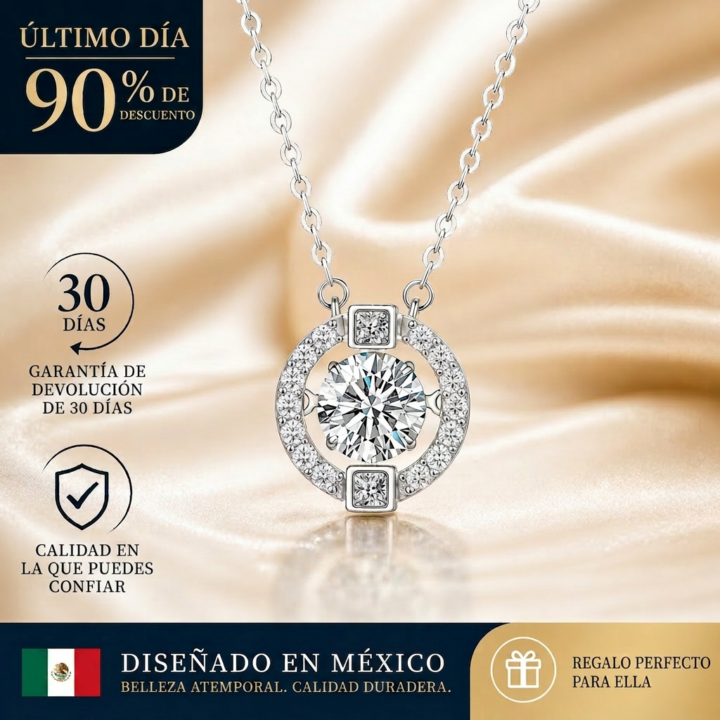 Lujo que puedes sentir — Collar 'Corazón Latiente' de Moissanita de 1CT con brillo de nivel diamante 💎
