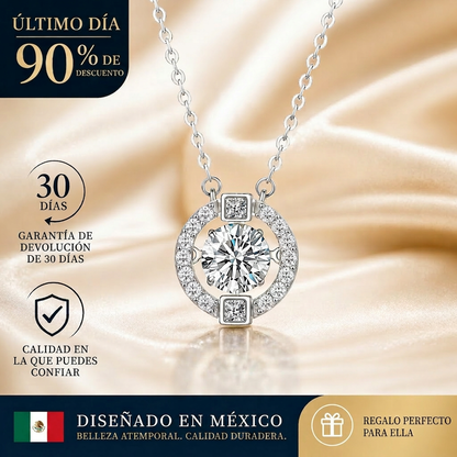 Lujo que puedes sentir — Collar 'Corazón Latiente' de Moissanita de 1CT con brillo de nivel diamante 💎