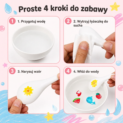 LEFUN® 🪄 MAGICZNE PŁYWAJĄCE PISAKI DLA DZIECI ✨ – Twórz rysunki, które ożywają w wodzie, i zamień rysowanie w magiczną zabawę.