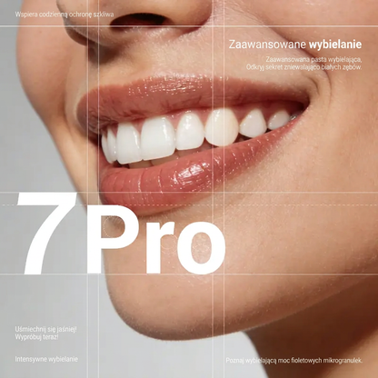 PKNEW® 7-Pro🍈 Fioletowa pasta do wybielania zębów z 7 probiotykami🦷 – Zaawansowana formuła neutralizująca odcień zębów, zapewniająca jaśniejszy uśmiech i codzienną higienę jamy ustnej ✨