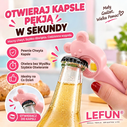 LEFUN® 🍇 Otwieracz 4 w 1 – Otwórz każdą pokrywkę bez zbędnego wysiłku.