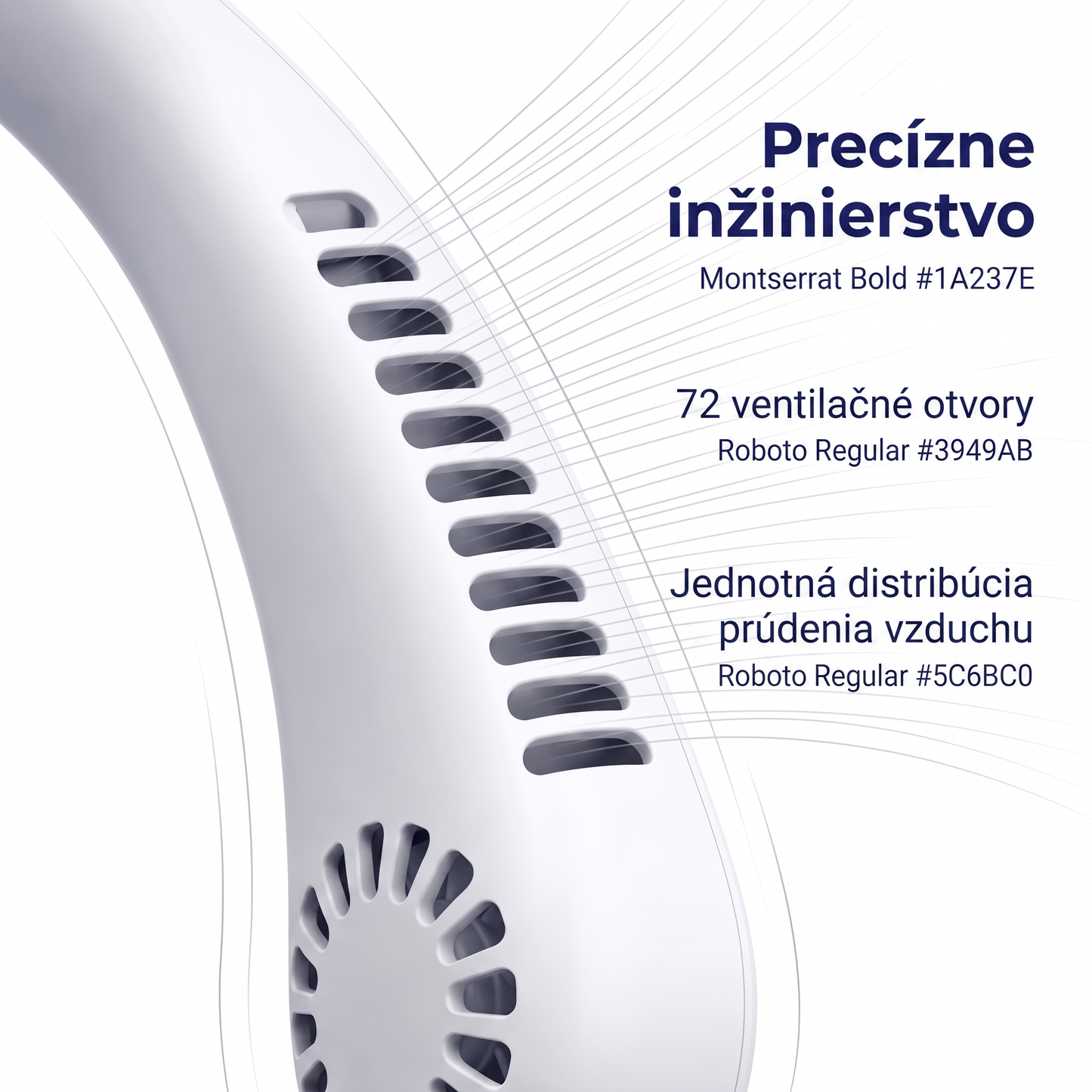 PKNEW®❄️ Prenosný ventilátor na krk🍇, bezlopatkový osobný ventilátor, chladenie typu hands-free na vonkajšie použitie a do kancelárie