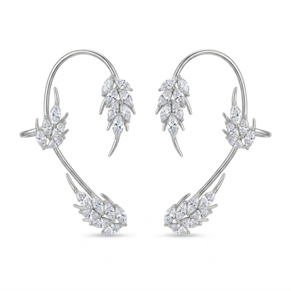 Ear Cuff de Mariposa Premium 🦋 — Hipoalergénico, Libre de Níquel y Plomo | Diseño de Clip Cómodo para Orejas Sensibles 💎