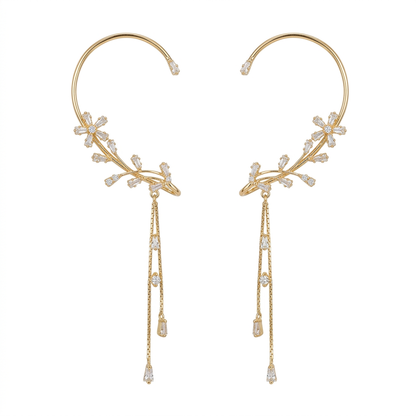 Ear Cuff de Mariposa Premium 🦋 — Hipoalergénico, Libre de Níquel y Plomo | Diseño de Clip Cómodo para Orejas Sensibles 💎