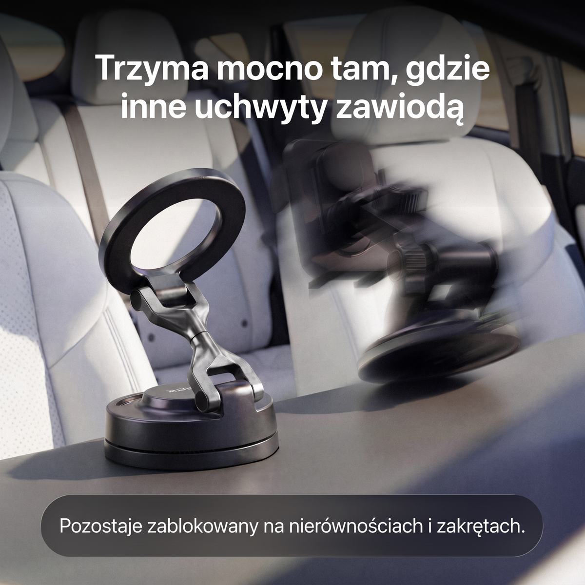 PKNEW® 🌳Metalowy uchwyt Gen 3 – 📱 więcej niż do auta.
