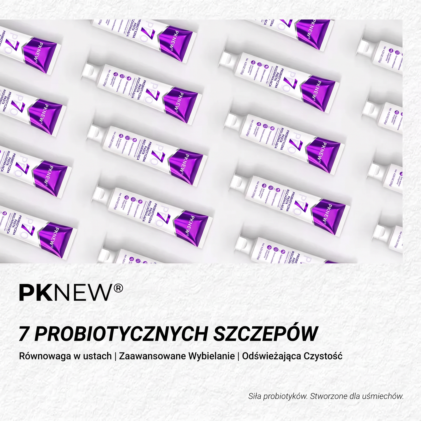PKNEW® 7-Pro🍈 Fioletowa pasta do wybielania zębów z 7 probiotykami🦷 – Zaawansowana formuła neutralizująca odcień zębów, zapewniająca jaśniejszy uśmiech i codzienną higienę jamy ustnej ✨