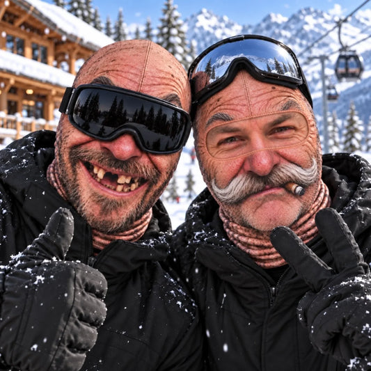 Zabawna kominiarka narciarska na zamówienie❄️