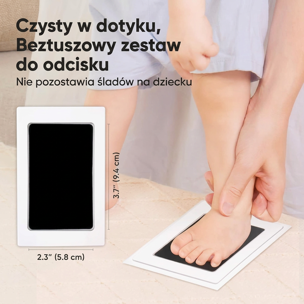 💜Abyś zawsze mógł trzymać je za łapki – Zestaw do odcisku łapy 🐾 Pamiątka upamiętniająca pupila