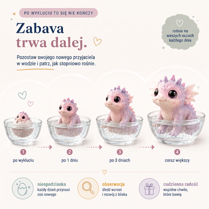LEFUN® 🍇Magiczne jajko wodne dla dzieci – zaskakujący zwierzak, który wykluwa się i rośnie