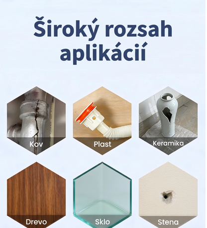 PKNEW®  Oceľou vystužený epoxidový opravný tmel — Univerzálne lepidlo na kov, drevo a plast🍅