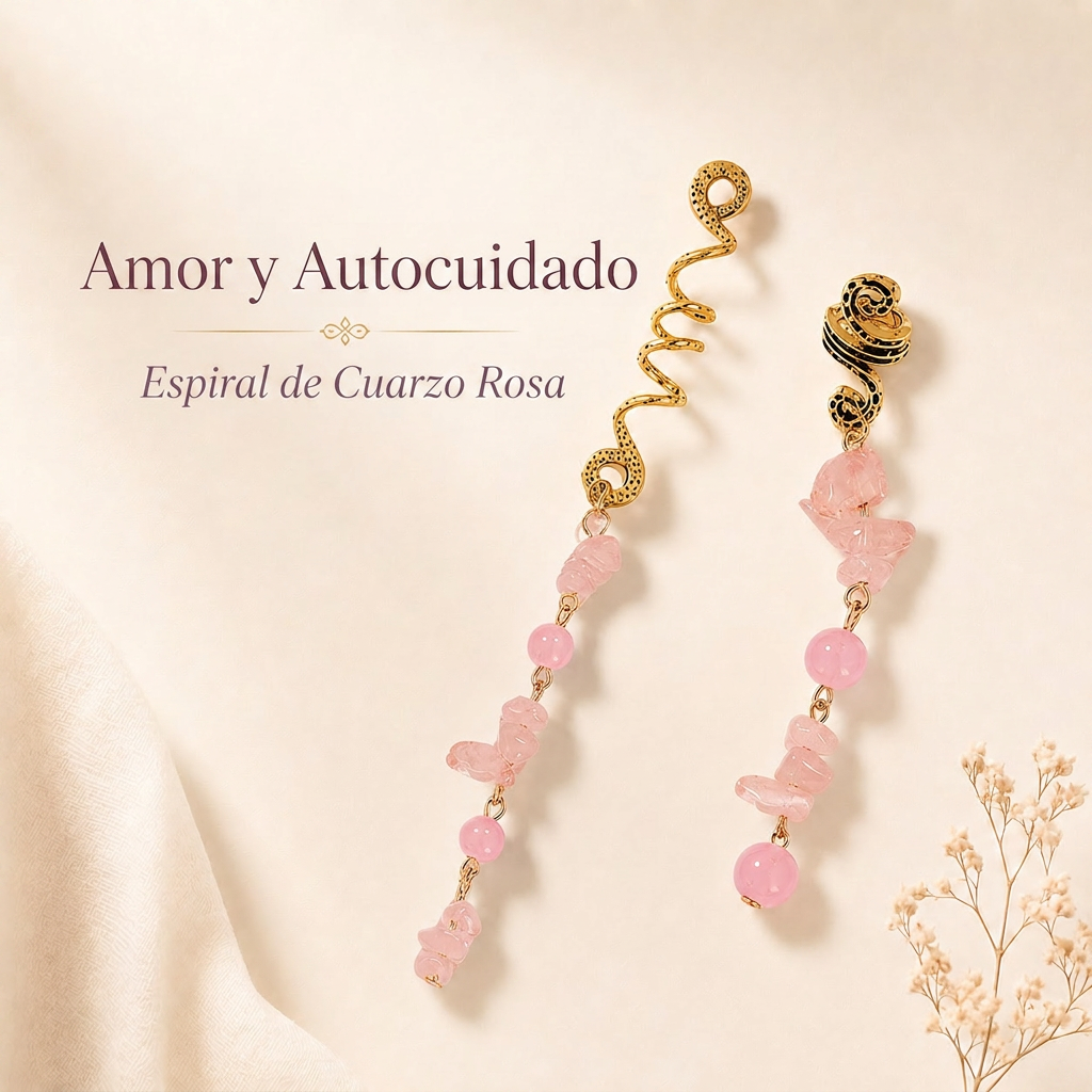 Espiral de Cuarzo Rosa 