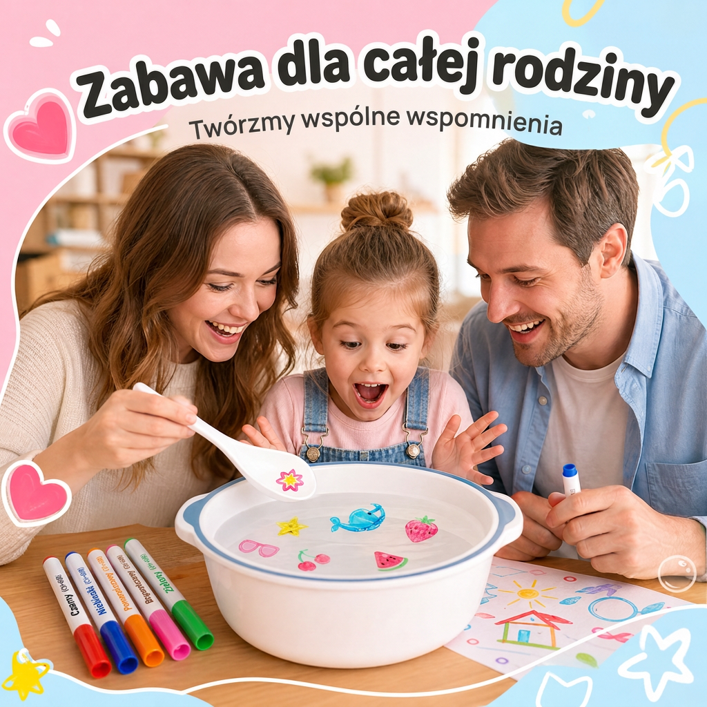 LEFUN® 🪄 MAGICZNE PŁYWAJĄCE PISAKI DLA DZIECI ✨ – Twórz rysunki, które ożywają w wodzie, i zamień rysowanie w magiczną zabawę.