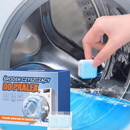 PKNEW®🫧Tabletki do czyszczenia pralki 🍇 – Pomagają skutecznie usuwać osady, pozostałości detergentów i nieprzyjemne zapachy bez konieczności skomplikowanego demontażu 💙