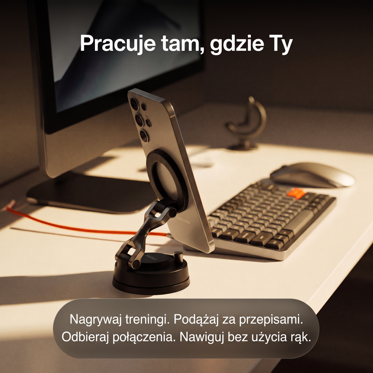 PKNEW® 🌳Metalowy uchwyt Gen 3 – 📱 więcej niż do auta.