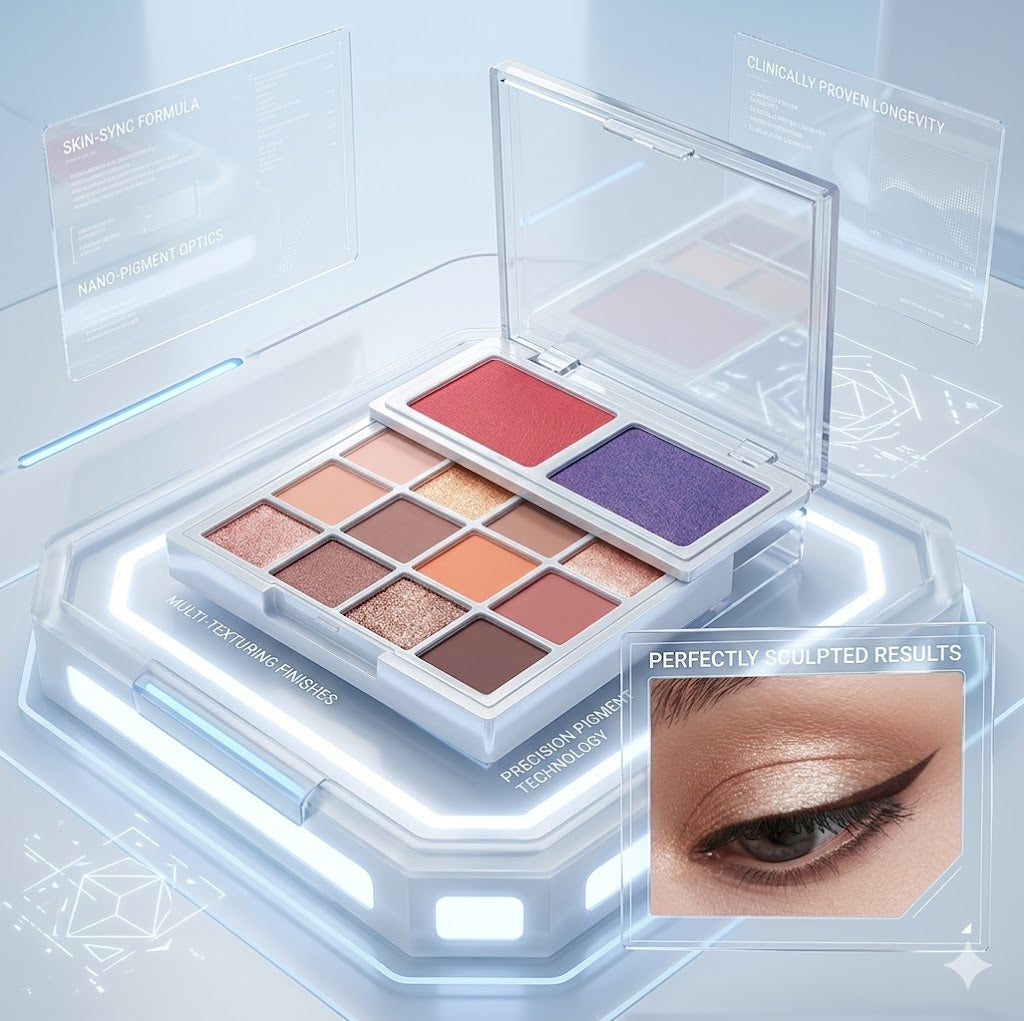 9-Pan Soft Neutral Eyeshadow Palette | Everyday Mattes & Illuminating Shimmers