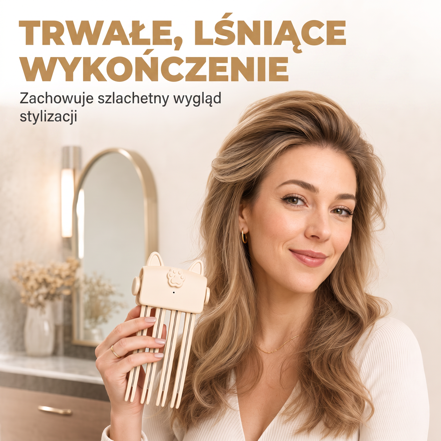 🎉 Ponad 48 000 sprzedanych sztuk 🍇 Bezprzewodowe, podgrzewane urządzenie do stylizacji, unoszące włosy u nasady – przenośne narzędzie idealne do cienkich i słabych włosów.