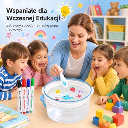LEFUN® 🪄 MAGICZNE PŁYWAJĄCE PISAKI DLA DZIECI ✨ – Twórz rysunki, które ożywają w wodzie, i zamień rysowanie w magiczną zabawę.