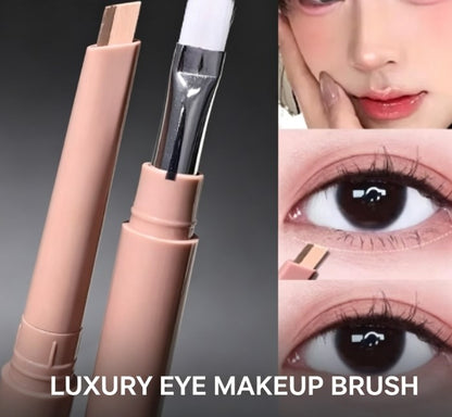 Bicolor Eyebrightener & Contour Stick - Nude Pink Matte Under-Eye Highlighting Pencil, Natural Lying Silkworm Shadow Pen for 3D Eye Makeup