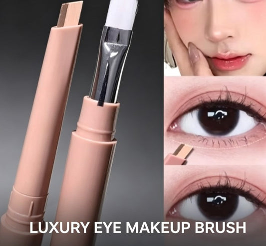 Bicolor Eyebrightener & Contour Stick - Nude Pink Matte Under-Eye Highlighting Pencil, Natural Lying Silkworm Shadow Pen for 3D Eye Makeup