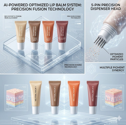 Mini Lip Butter Balm Set | 4-Piece Hydrating & Nourishing Lip Gloss Kit | Tinted Lip Treatment for Dry Lips
