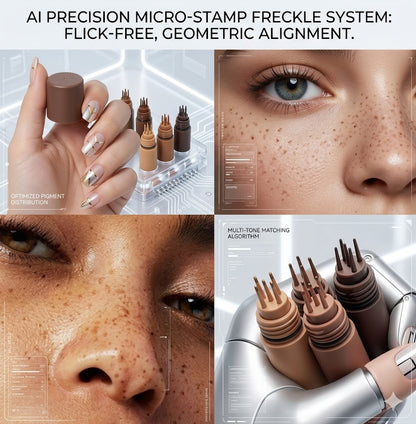 Natural Faux Freckle Stamp Pen | 5-Dot Precision Tip for an Instant Sunkissed Look | Waterproof & Long-Lasting