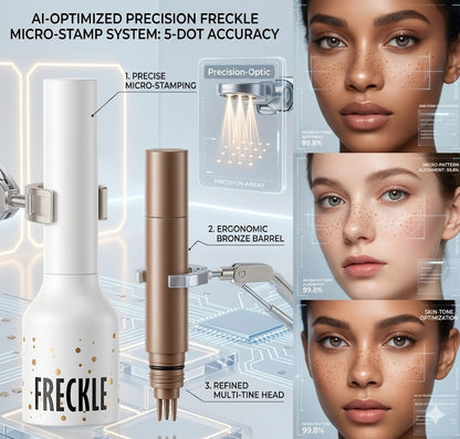 Natural Faux Freckle Stamp Pen | 5-Dot Precision Tip for an Instant Sunkissed Look | Waterproof & Long-Lasting