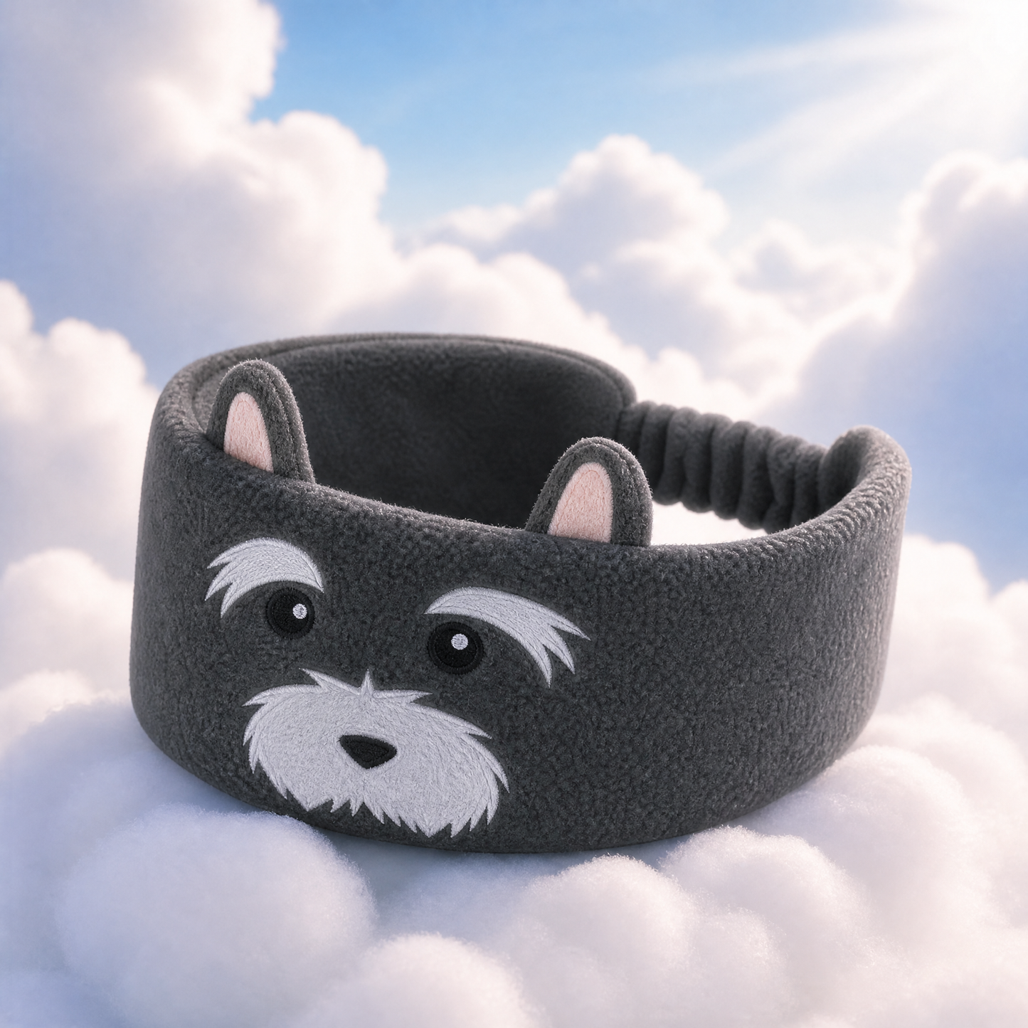 Blueshot® 🍇Audífonos Bluetooth de Diadema para Niños, 🦉 Suaves de Tela Polar para Dormir y Viajar, Audio Inalámbrico con Límite de Volumen, Diadema Lavable de Animalitos para Pequeños y Niños